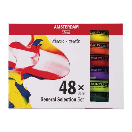 amsterdam acryl set 48 x 21ml general selection